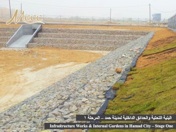 البنية التحتية والحدائق الداخلية لمدينة حمد – المرحلة 1