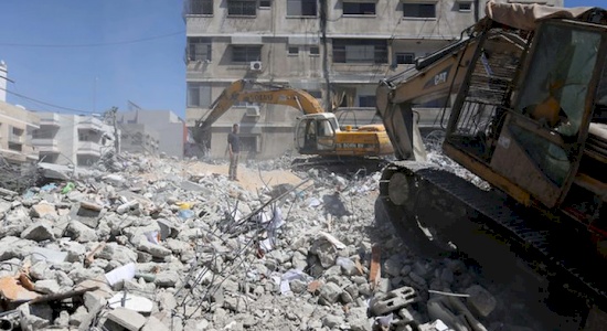 The Removal of the Rubble of Homes in Rafah