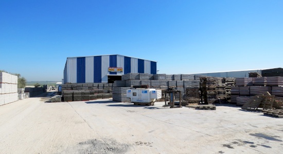 Construction of Curb Stone and interlock tiles Factory