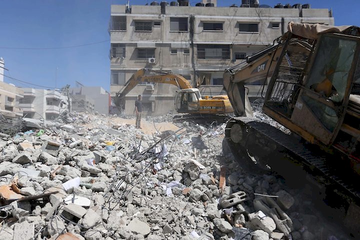 The Removal of the Rubble of Homes in Rafah