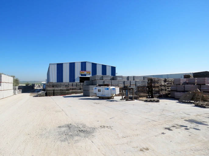 Construction of Curb Stone and interlock tiles Factory