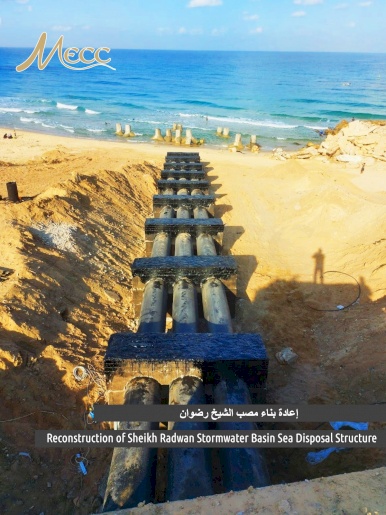 Reconstruction of Sheikh Radwan Stormwater Basin Sea Disposal Structure